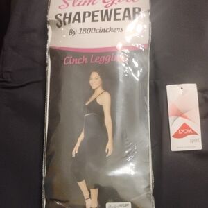 Slim Girl Shapewear Cinch Leggings - Black